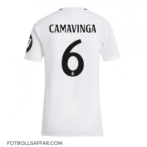 Real Madrid Eduardo Camavinga #6 Hemmatröja Dam 2024-25 Kortärmad